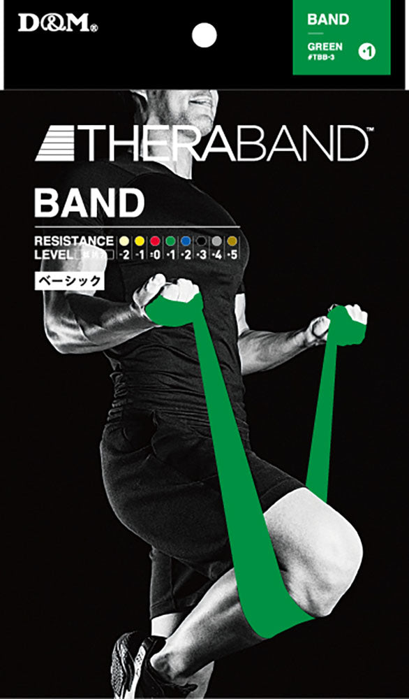 セラバンド トレーニングバンド 2m 強度レベル-1 TBB-1 強度別 THERABAND トレーニング用 ゴムバンド バンド トレーニング 野球 バレーボール 体幹 筋トレ インナーマッスル リハビリ 筋トレ 体幹 ハード 高齢者 チューブ エクササイズバンド 野球 関節 柔軟