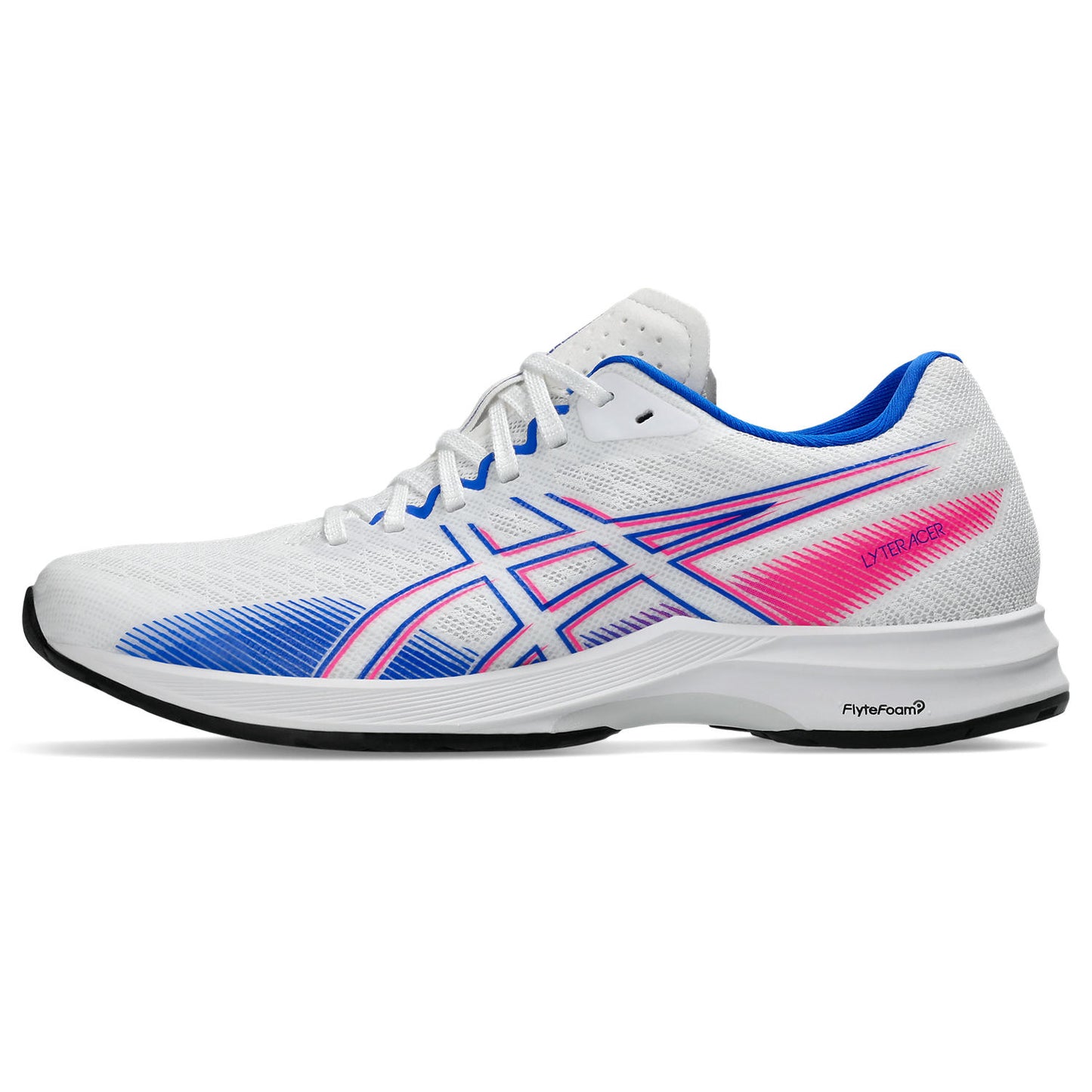 アシックス(ASICS)(レディース)ランニングシューズ ライトレーサー5 ホワイト 1012B701.100 スニーカー トレーニング 部活 軽量 白