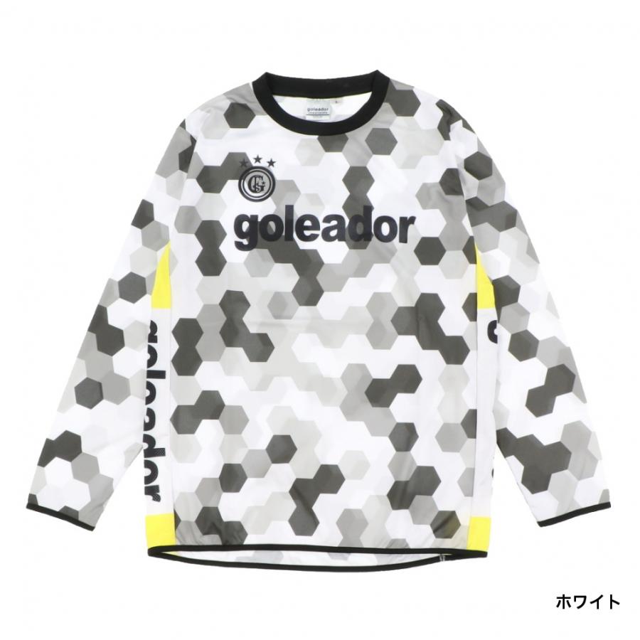 ゴレアドール ヘキサゴン柄 ロングスリーブ プラクティスシャツ G-2580 goleador