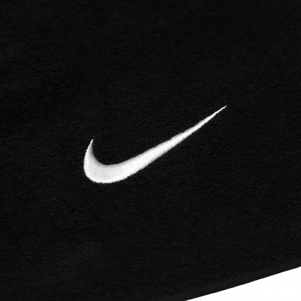 ナイキ NIKE メンズ レディース、キッズ ソリッド コア マフラー タオル TW2520-010 ブラック/ホワイト