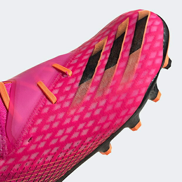 【27.5cmのみ】アディダス エックス ゴースト.2 HG/AG ショックピンク×コアブラック fy7270 アディダス サッカースパイク メンズ レディース 人気 軽量 プレデター コパ X スパイク ユニフォーム ウェア サッカーボール 試合用