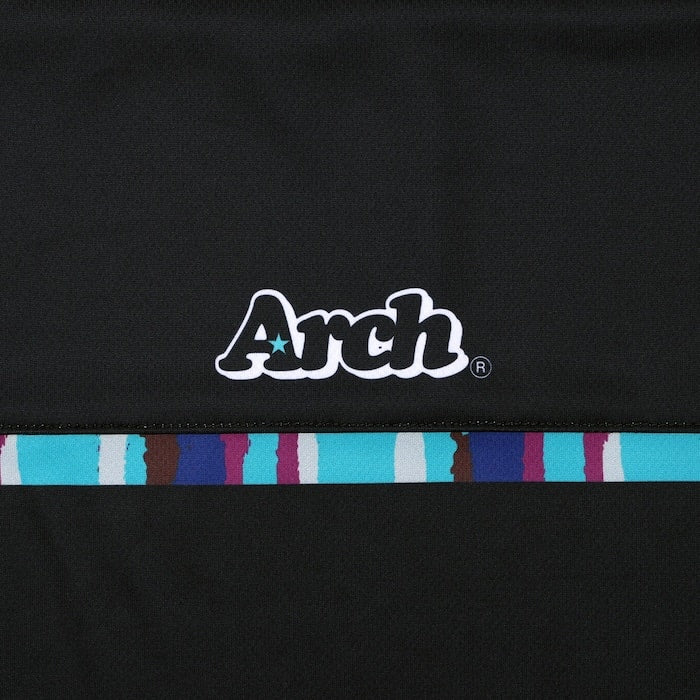 アーチ Arch paint stripe tee DRY black アーチ バスケ 半袖Tシャツ t124-158 アーチ バスケ ショーツ バスケットボール バスパン 男子 ウエア 大人 子供 Tシャツ バスケウエア