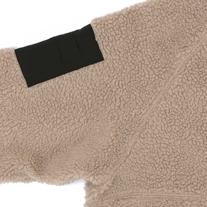 Arch boa fleece bomber jacket【smoky beige】 アーチ バスケ ボアフリースボンバージャケット t724-109 アーチ バスケ ショーツ バスケットボール バスパン 男子 ウエア 大人 子供 Tシャツ バスケウエア