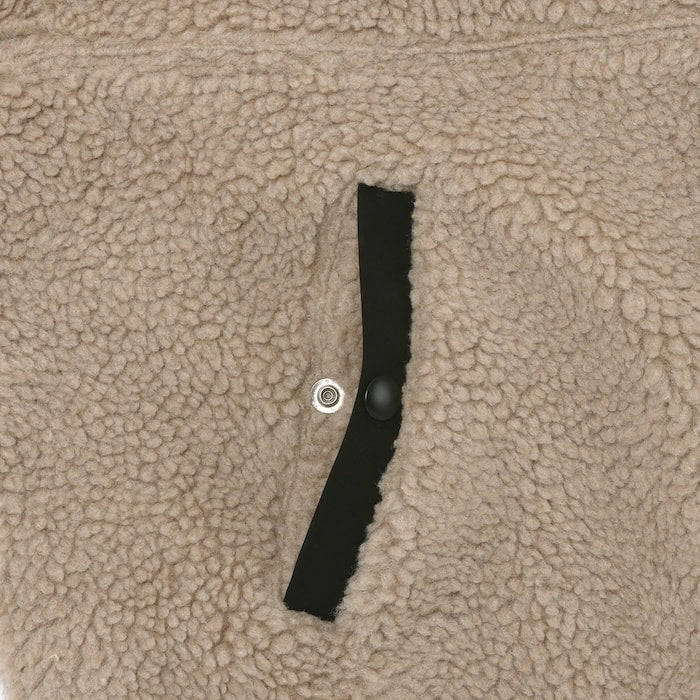 Arch boa fleece bomber jacket【smoky beige】 アーチ バスケ ボアフリースボンバージャケット t724-109 アーチ バスケ ショーツ バスケットボール バスパン 男子 ウエア 大人 子供 Tシャツ バスケウエア