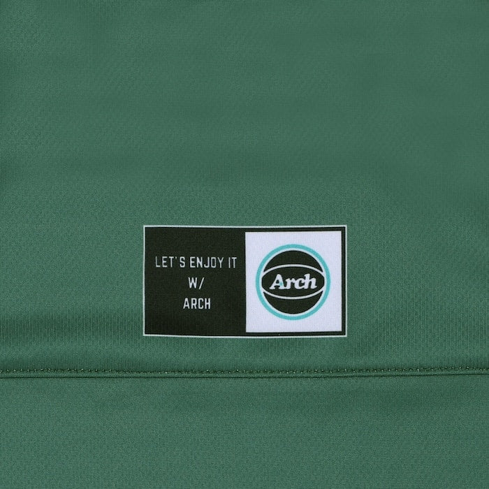 アーチ Arch paint stripe tee DRY green アーチ バスケ 半袖Tシャツ t124-159 アーチ バスケ ショーツ バスケットボール バスパン 男子 ウエア 大人 子供 Tシャツ バスケウエア