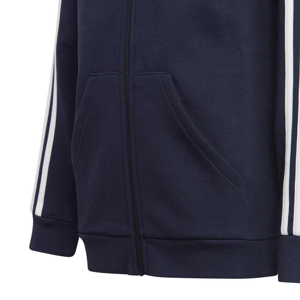adidas アディダス ジュニア U ESS 3S 裏起毛スウェットFZフーディ ECO43 IC0600 レジェンドインク/ホワイト アディダス アパレル アディダス ウェア スポーツウェア トレーニングウェア アディダス ジャケット パーカー Tシャツ レディース メンズ ジュニア ブランド