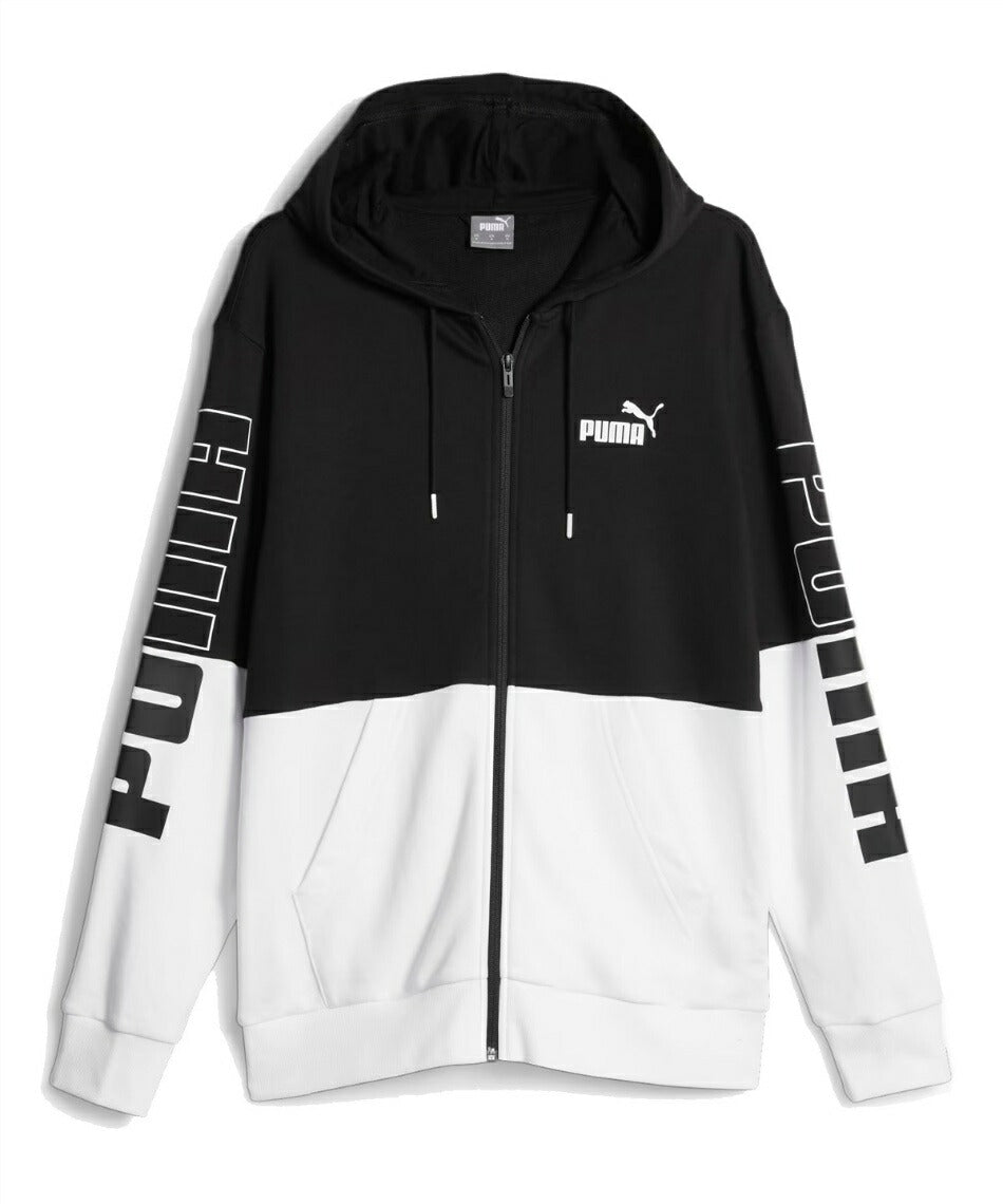 プーマ スウェットジャケット POWER カラーブロック フーデッド ジャケット 678487 レディース メンズ ブランド ファッション アウトド