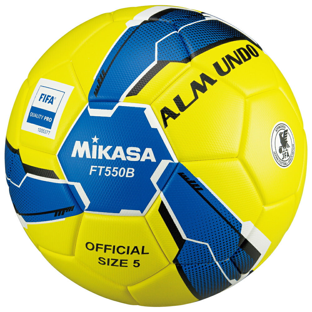 ミカサ MIKASA サッカーボール FT550B ALMUNDO 国際公認球/検定球5号 貼り 芝用