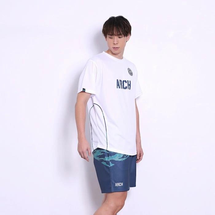 アーチ tiger stripe camo shorts【navy blue】 B124-132 アーチ バスケ ショーツ バスケットボール バスパン 男子 ウエア 大人 子供 バスケウエア