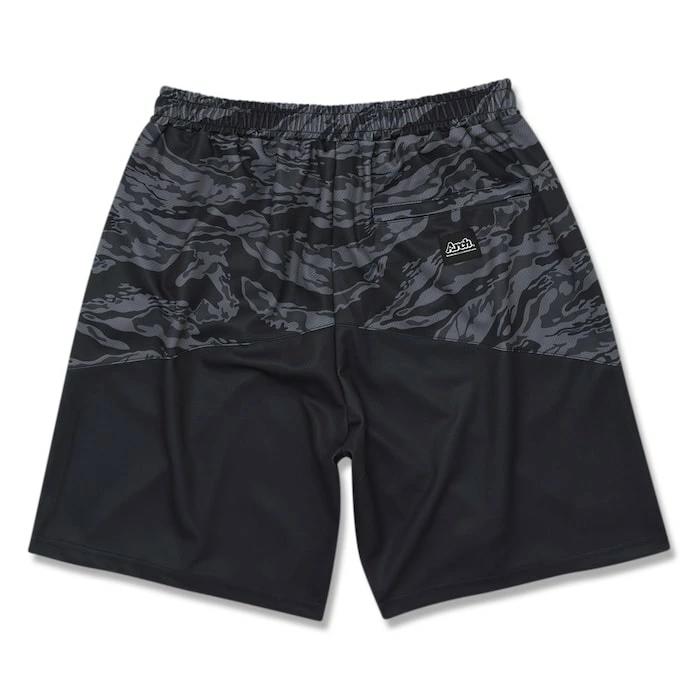 アーチ tiger stripe camo shorts【black】 B124-133 アーチ バスケ ショーツ バスケットボール バスパン 男子 ウエア 大人 子供 バスケウエア