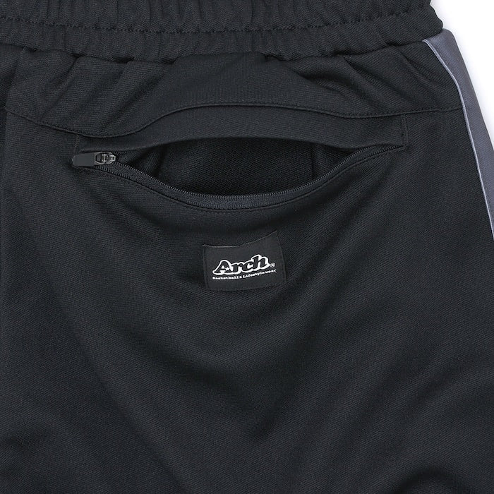 アーチ autograph logo jersey pants【black】 B224-118 アーチ バスケ ショーツ バスケットボール バスパン 男子 ウエア 大人 子供 バスケウエア