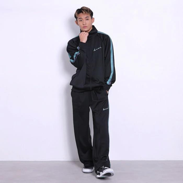 アーチ autograph logo jersey jacket【black】 T724-110 アーチ バスケ ショーツ バスケットボール バスパン 男子 ウエア 大人 子供 Tシャツ バスケウエア