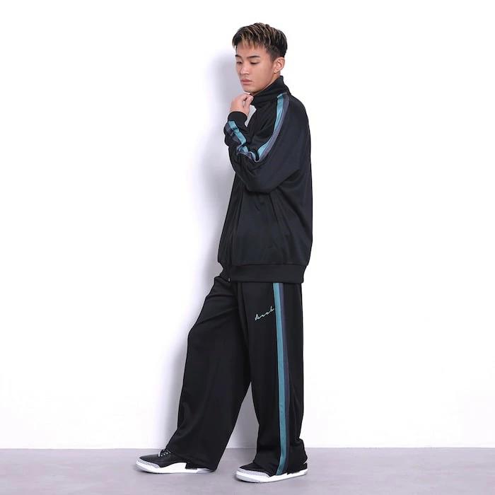 アーチ autograph logo jersey jacket【black】 T724-110 アーチ バスケ ショーツ バスケットボール バスパン 男子 ウエア 大人 子供 Tシャツ バスケウエア