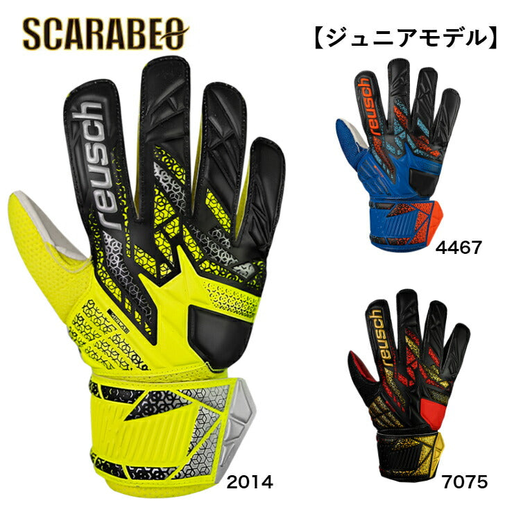 reusch ロイシュ アトラクソリッド ジュニア 5562515 キーパグローブサッカー キーパグローブ サッカー用 耐久性 プロ向け 初心者向け ジュニア向け ジュニア用 大人用 ホールド力 キーグロ