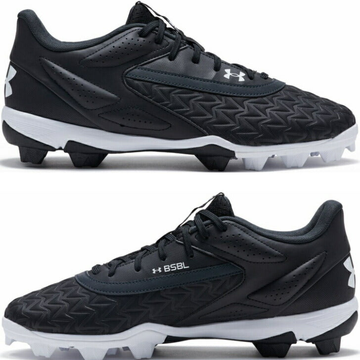 アンダーアーマー UNDER ARMOUR Mens Baseball クリーツ UAリードオフ ロー ラバーモールド3.0 (ベースボール/MEN) スパイク メンズ 3027447 野球用品 スパイク 赤 青 黒
