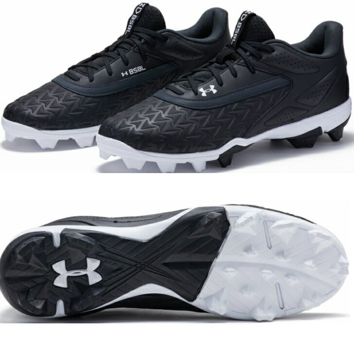 アンダーアーマー UNDER ARMOUR Mens Baseball クリーツ UAリードオフ ロー ラバーモールド3.0 (ベースボール/MEN) スパイク メンズ 3027447 野球用品 スパイク 赤 青 黒