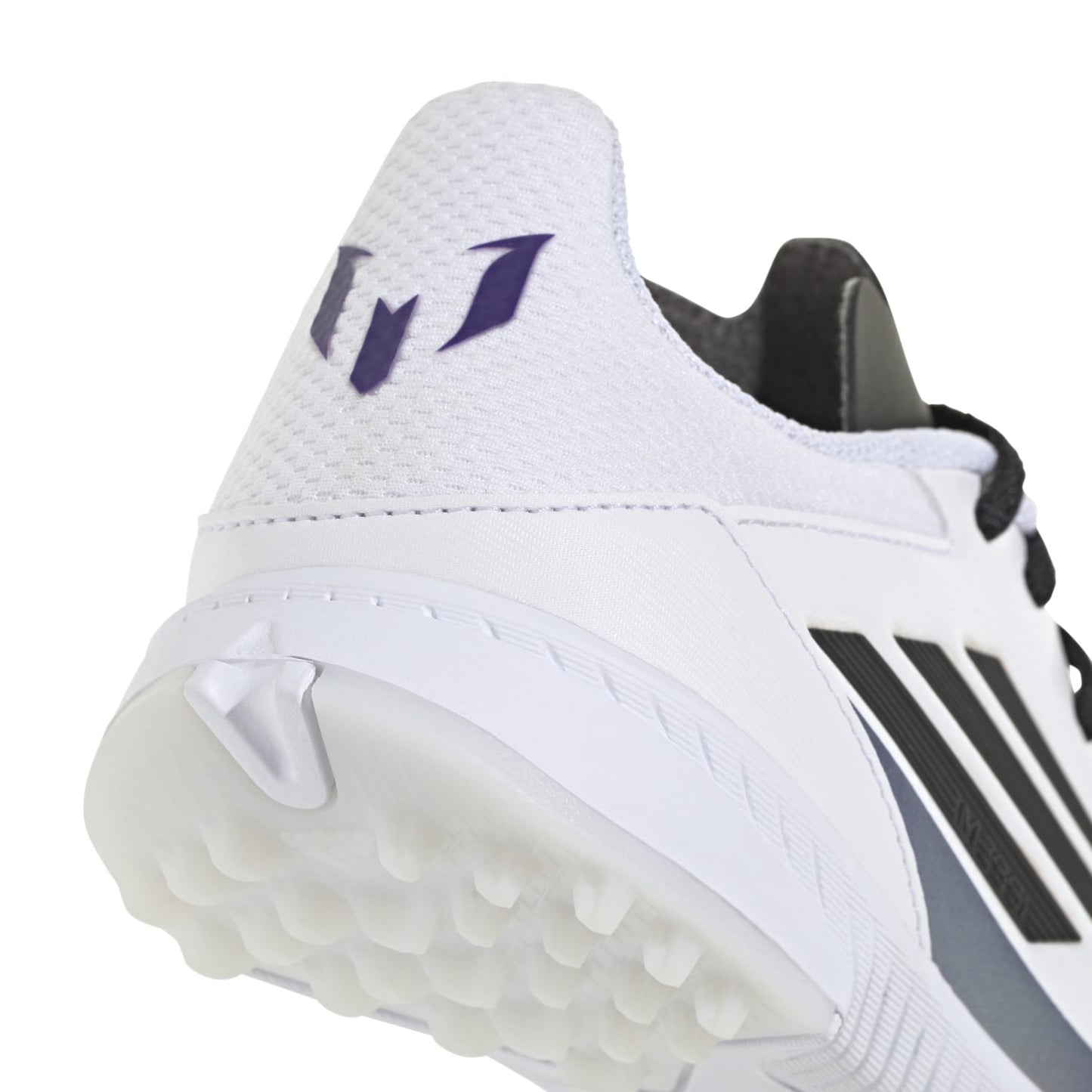 アディダス ジュニア F50 MESSI LEAGUE TF フットウェアホワイト×コアブラック ie9082 フットサルシューズ 靴 フットサル スパイク 室内 屋外 軽量 履き心地 人気ランキング 子供用 大人用