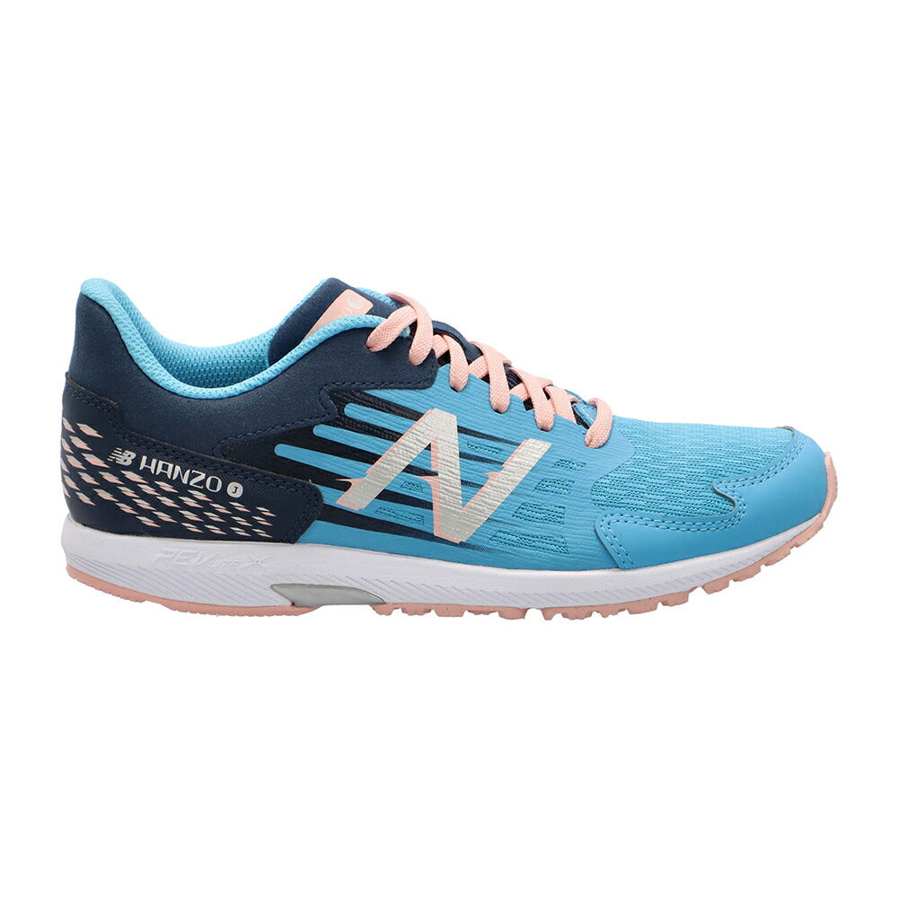 ニューバランス ジュニア スポーツ シューズ ハンゾーJ v6 レース ブラック ホワイト YPHANZK6M new balance