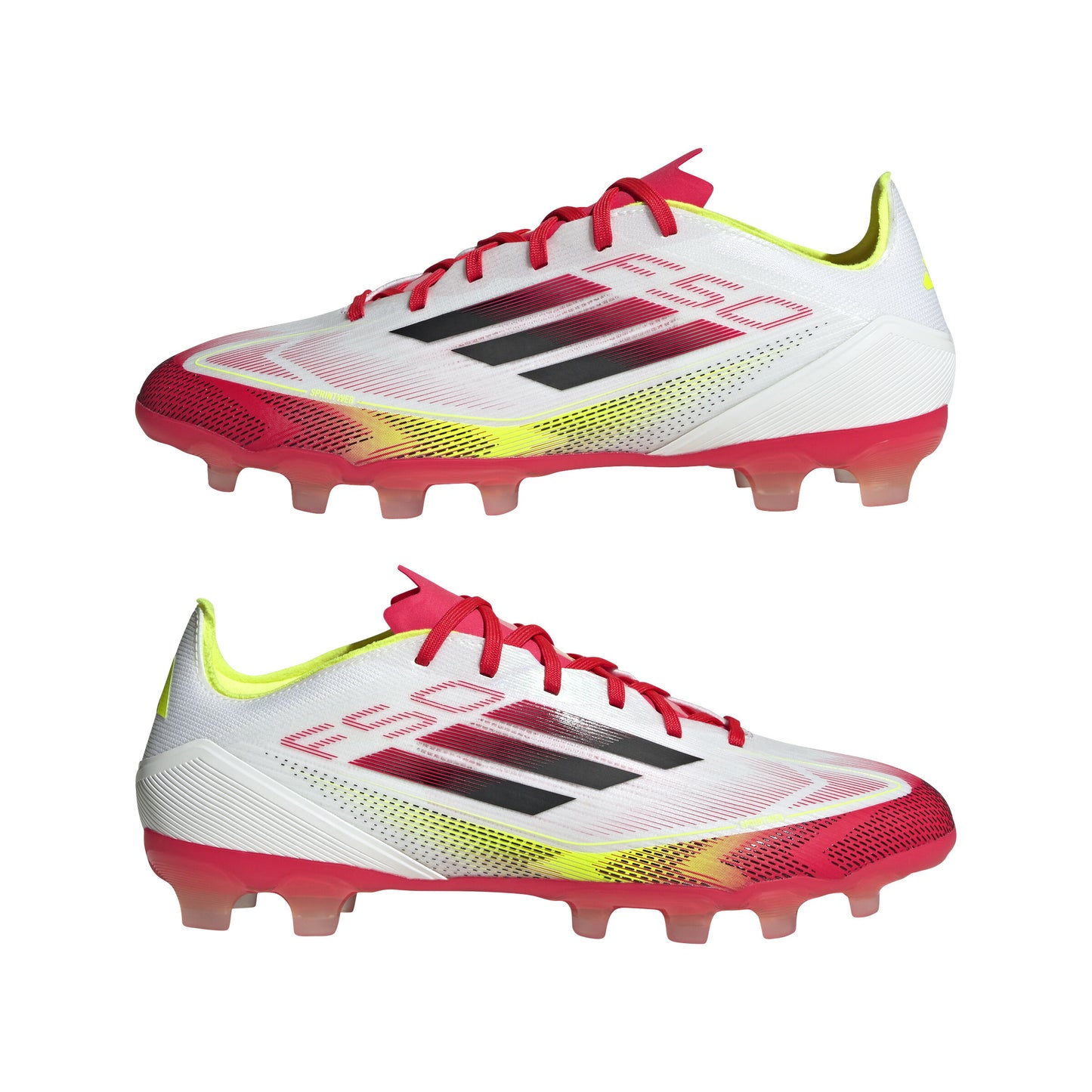 アディダス F50 PRO HG/AG フットウェアホワイト×コアブラック ie1275 サッカースパイク メンズ レディース 人気 軽量 プレデター コパ X スパイク