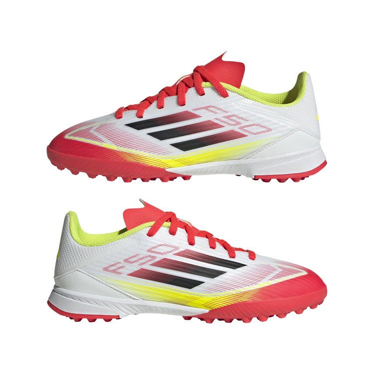 アディダス ジュニア F50 LEAGUE TF フットウェアホワイト×コアブラック ie3753 フットサルシューズ 靴 フットサル スパイク 室内 屋外 軽量 グリップ力 おすすめ 履き心地 人気ランキング 子供用 大人用