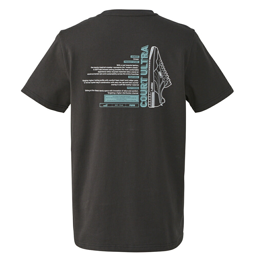 【在庫処分セール】プーマ Tシャツ 半袖 メンズ PTC バックプリント Tシャツ レディース メンズ ブランド ファッション アウトドア 674903-01