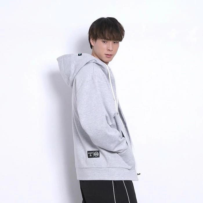アーチ college logo sweat zip parka【gray】 t724-114 アーチ バスケ ショーツ バスケットボール バスパン 男子 ウエア 大人 子供 Tシャツ バスケウエア