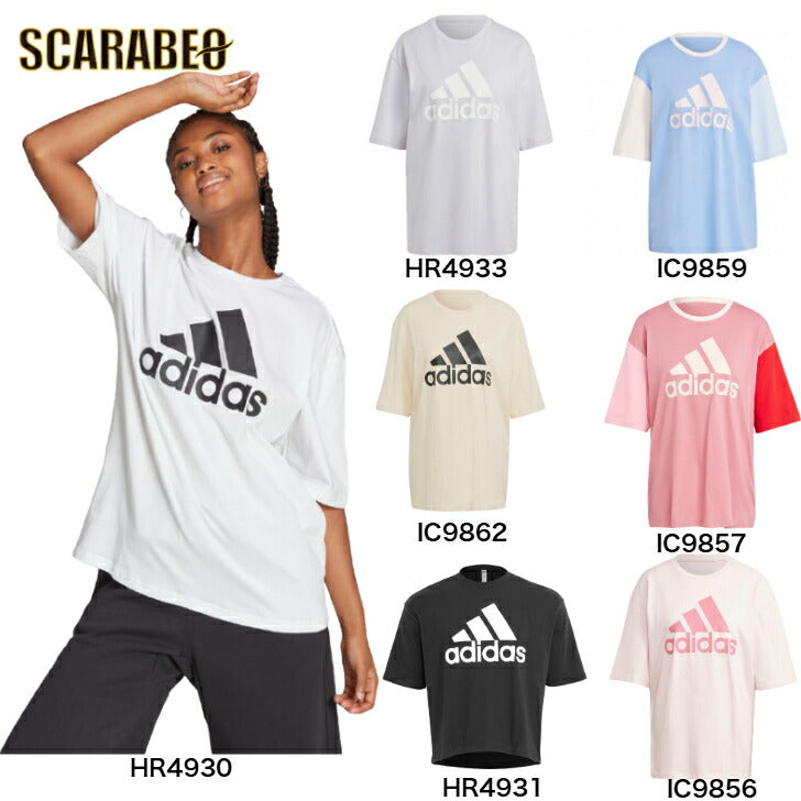 【在庫処分セール】アディダス ENL36 レディース エッセンシャル 半袖 Tシャツ レディース メンズ ブランド ファッション アウトドア ヨガ フィットネス ジム スポーツウエアenl36