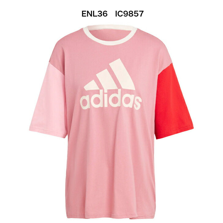 【在庫処分セール】アディダス ENL36 レディース エッセンシャル 半袖 Tシャツ レディース メンズ ブランド ファッション アウトドア ヨガ フィットネス ジム スポーツウエアenl36