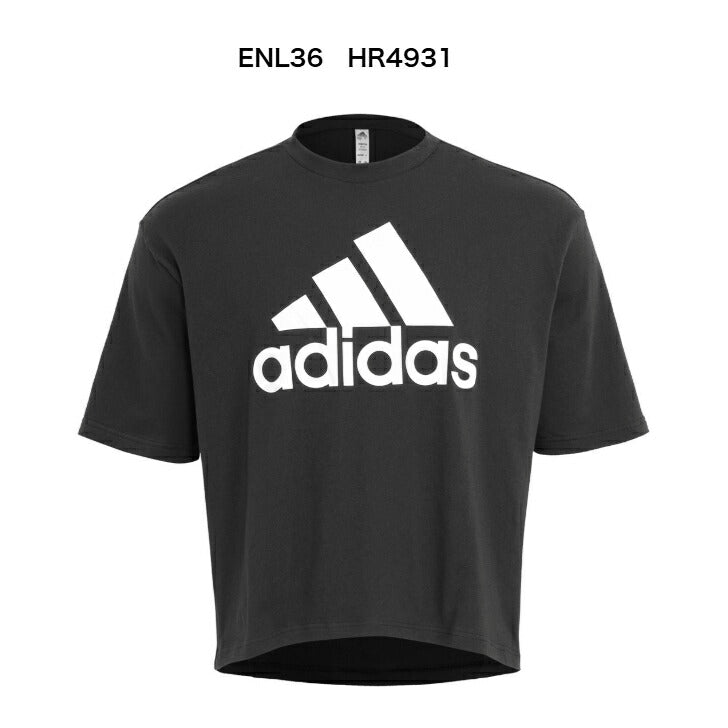 【在庫処分セール】アディダス ENL36 レディース エッセンシャル 半袖 Tシャツ レディース メンズ ブランド ファッション アウトドア ヨガ フィットネス ジム スポーツウエアenl36