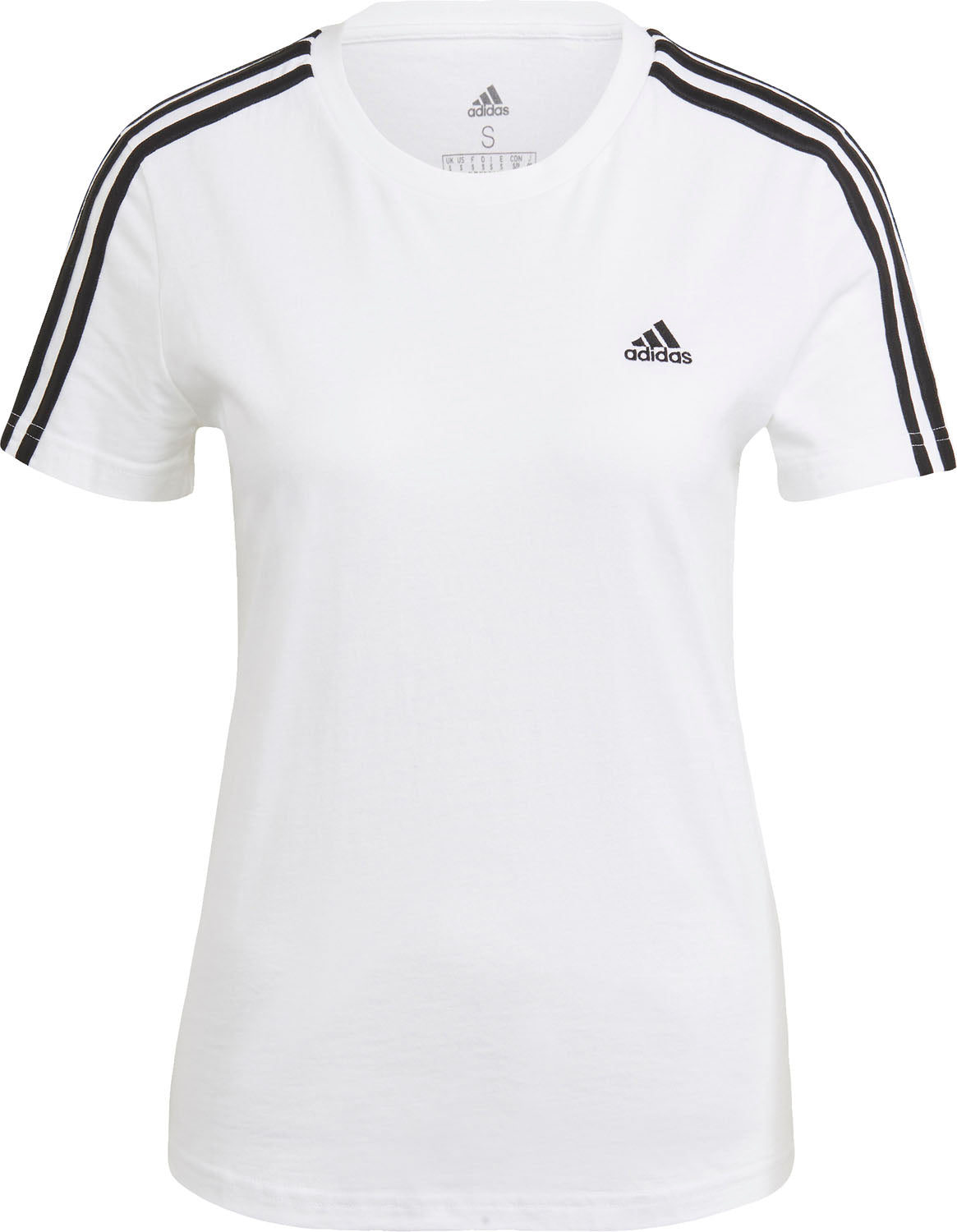 【在庫処分セール】アディダス W ESS 3ストライプス Tシャツ Tシャツ レディース メンズ ブランド ファッション アウトドア 28870