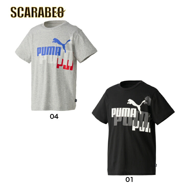 【在庫処分セール】プーマ Tシャツ 半袖 ジュニア ESSプラス LOGOLAB 675843 PUMA サッカー フットサル サッカーウェア 子供 ジュニア 半袖