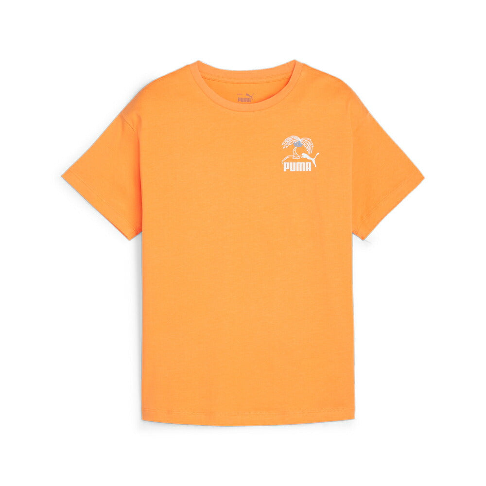 【在庫処分セール】プーマ PUMA ESS+ MID 90s バックプリント Tシャツ ジュニアウェア 681329 サッカー フットサル サッカーウェア 子供 ジュニア 半袖
