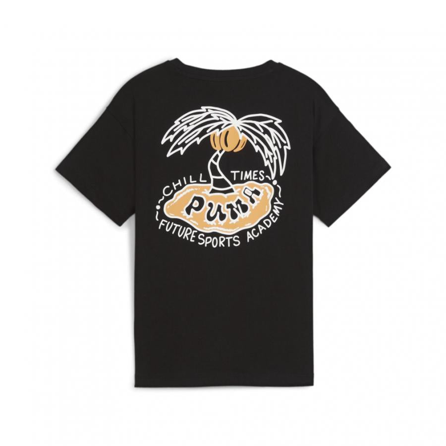 【在庫処分セール】プーマ PUMA ESS+ MID 90s バックプリント Tシャツ ジュニアウェア 681329 サッカー フットサル サッカーウェア 子供 ジュニア 半袖