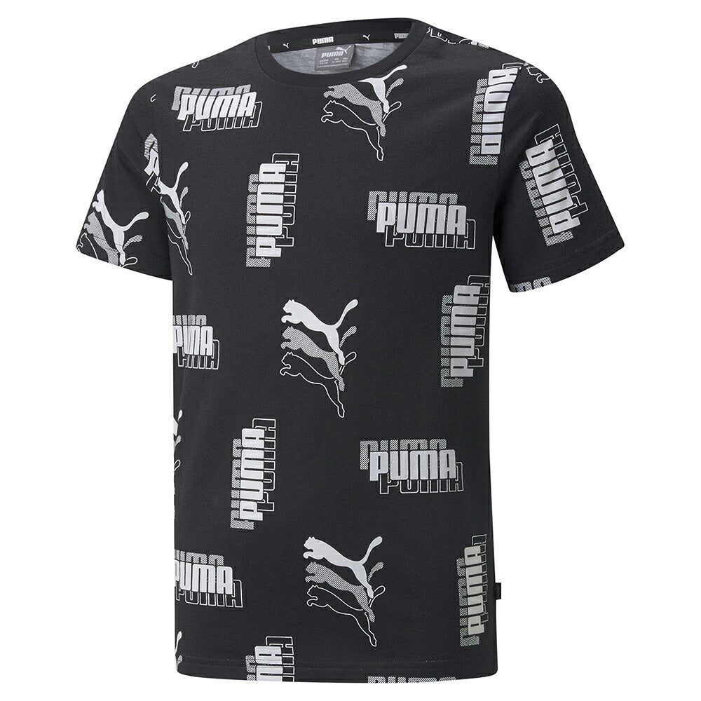 【在庫処分セール】プーマ PUMA Tシャツ 半袖 POWER AOP 849712 サッカー フットサル サッカーウェア 子供 ジュニア 半袖