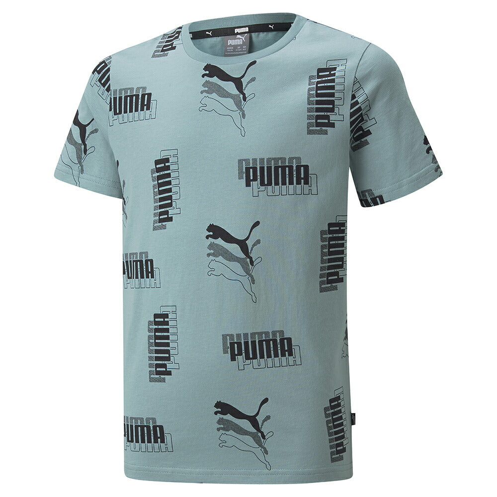 【在庫処分セール】プーマ PUMA Tシャツ 半袖 POWER AOP 849712 サッカー フットサル サッカーウェア 子供 ジュニア 半袖