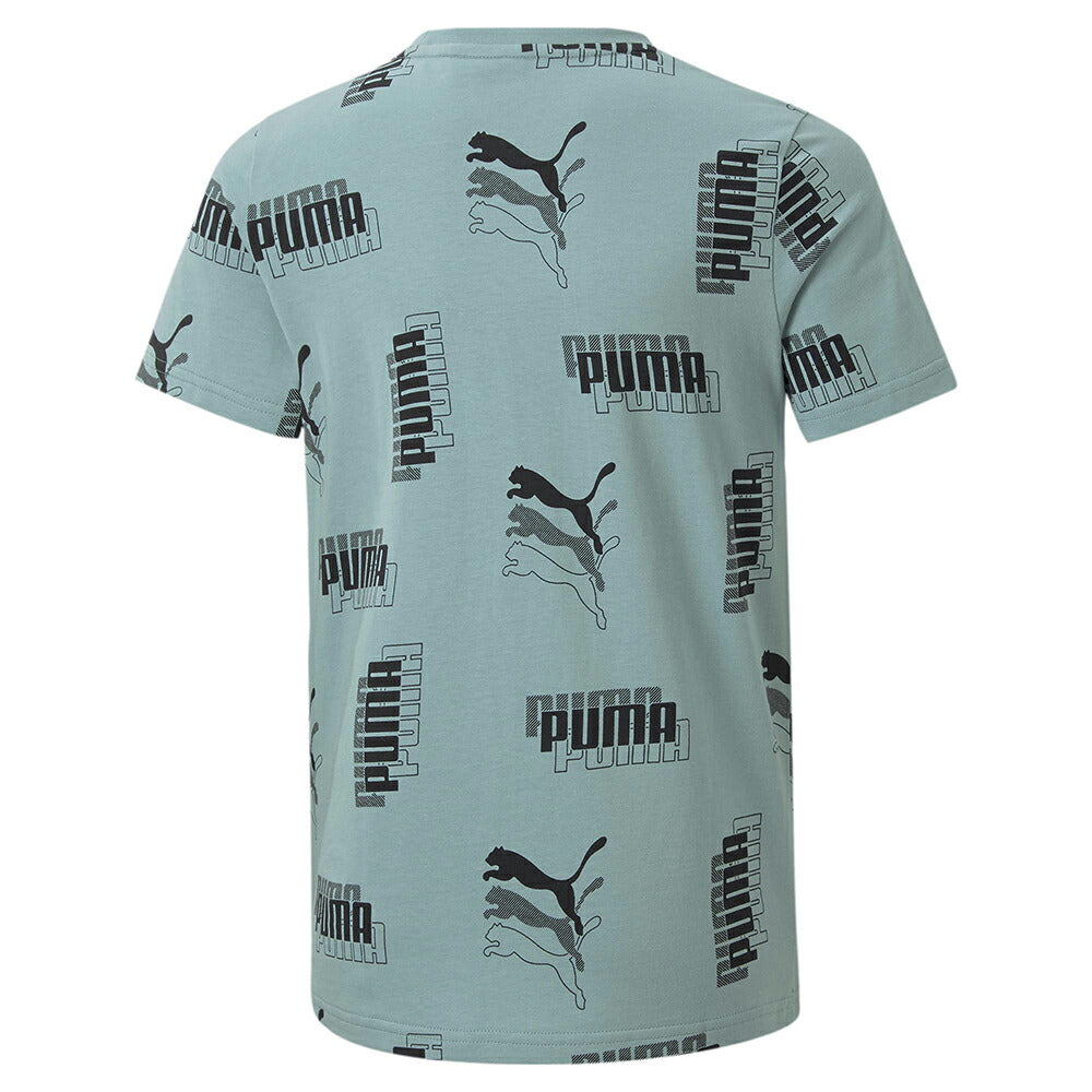 【在庫処分セール】プーマ PUMA Tシャツ 半袖 POWER AOP 849712 サッカー フットサル サッカーウェア 子供 ジュニア 半袖