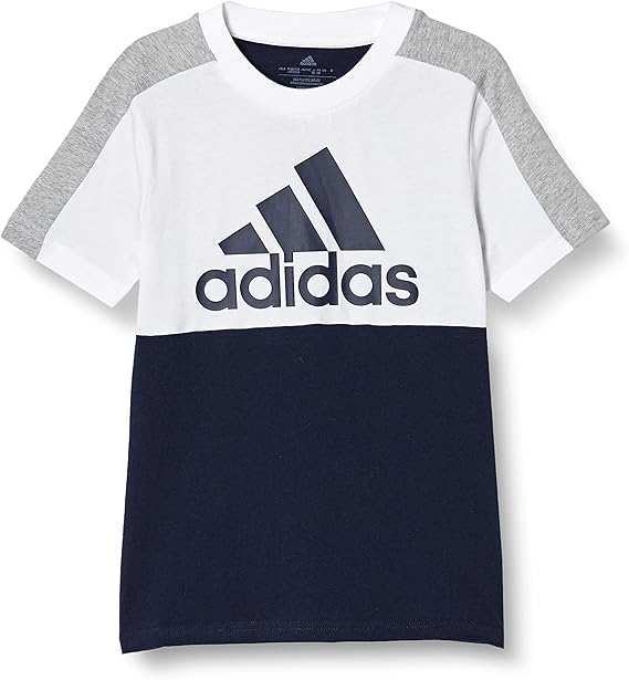【在庫処分セール】アディダス YB ESS カラーブロック ロゴ Tシャツ キッズ 子供用 アディダスアパレル アディダスウェア スポーツウェア トレーニングウェア dk386