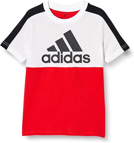 【在庫処分セール】アディダス YB ESS カラーブロック ロゴ Tシャツ キッズ 子供用 アディダスアパレル アディダスウェア スポーツウェア トレーニングウェア dk386