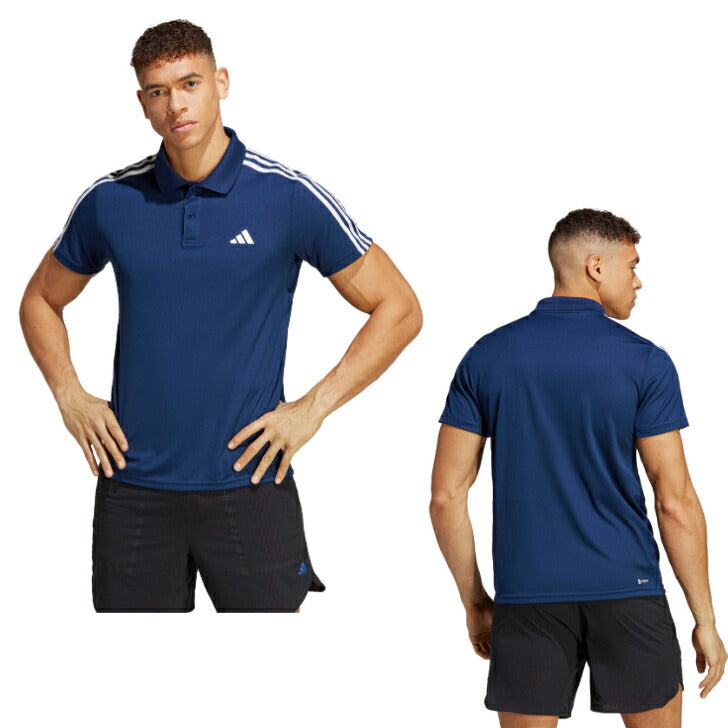 アディダス トレイン エッセンシャルズ ピケ スリーストライプス トレーニング ポロシャツ Tシャツ レディース メンズ ブランド ファッション アウトドア スポーツウエア bxh46