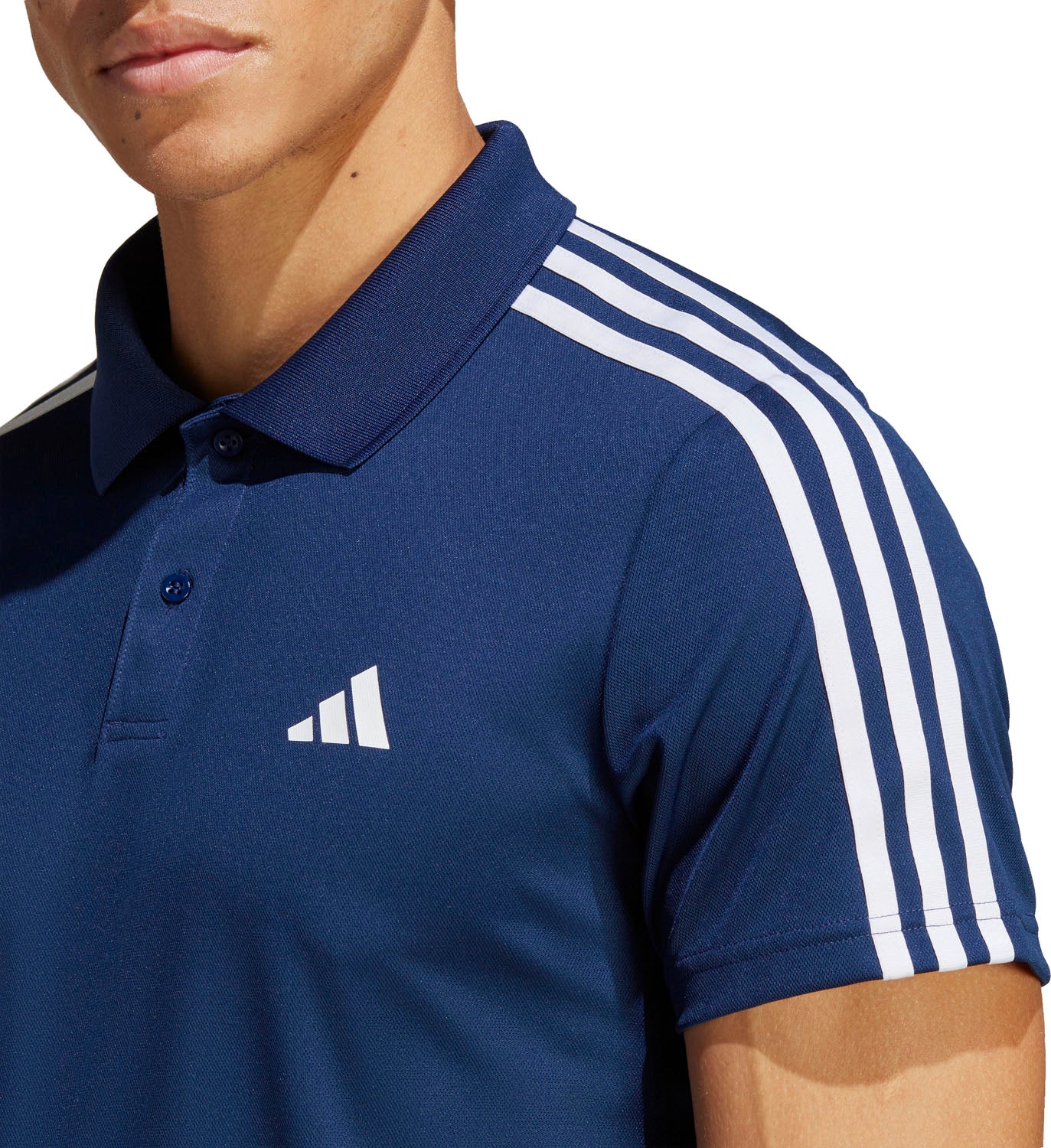 アディダス トレイン エッセンシャルズ ピケ スリーストライプス トレーニング ポロシャツ Tシャツ レディース メンズ ブランド ファッション アウトドア スポーツウエア bxh46