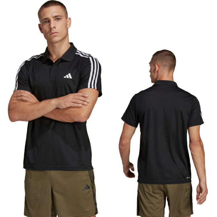 アディダス トレイン エッセンシャルズ ピケ スリーストライプス トレーニング ポロシャツ Tシャツ レディース メンズ ブランド ファッション アウトドア スポーツウエア bxh46