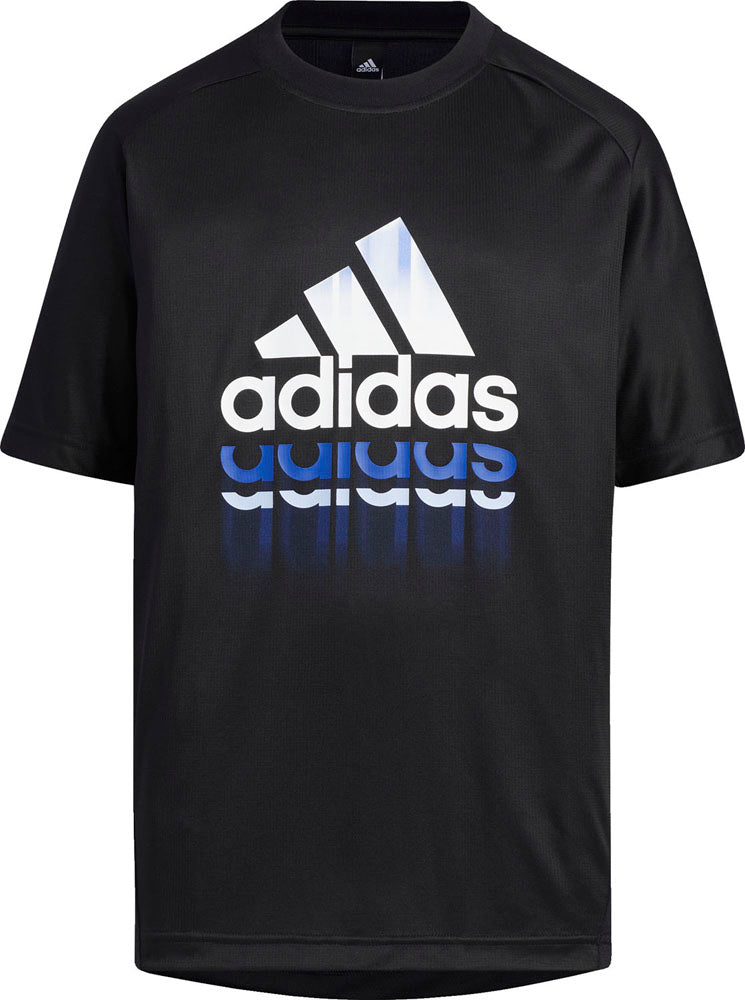【在庫処分セール】アディダス BVF63 半袖 キッズ マストハブ ロゴ グラフィック Tシャツ 子供 ジュニアサイズ アディダスアパレル アディダスウェア スポーツウェア トレーニングウェア bvf63