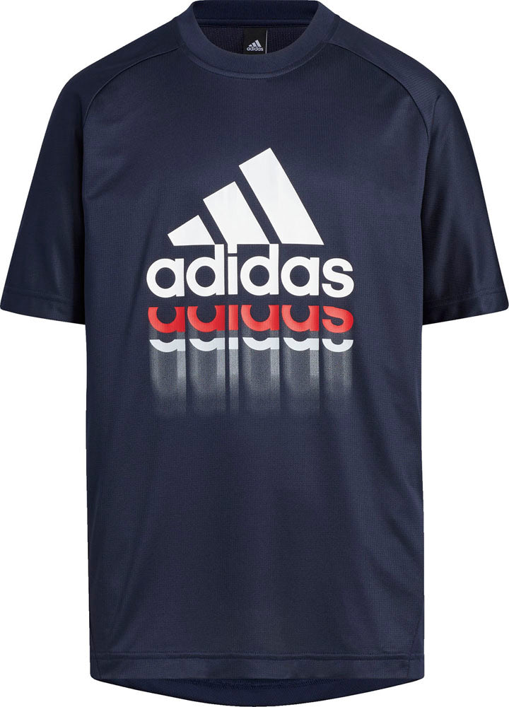 【在庫処分セール】アディダス BVF63 半袖 キッズ マストハブ ロゴ グラフィック Tシャツ 子供 ジュニアサイズ アディダスアパレル アディダスウェア スポーツウェア トレーニングウェア bvf63