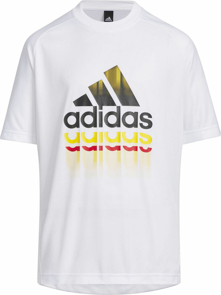 【在庫処分セール】アディダス BVF63 半袖 キッズ マストハブ ロゴ グラフィック Tシャツ 子供 ジュニアサイズ アディダスアパレル アディダスウェア スポーツウェア トレーニングウェア bvf63