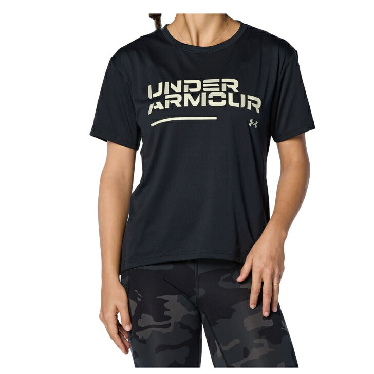 【在庫処分セール】アンダーアーマー レディース UAテック クロップ ショートスリーブ Tシャツ レディース メンズ ブランド ファッション アウトドア 1384709