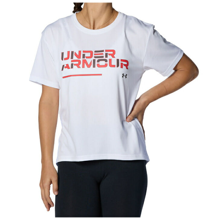 【在庫処分セール】アンダーアーマー レディース UAテック クロップ ショートスリーブ Tシャツ レディース メンズ ブランド ファッション アウトドア 1384709