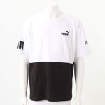 【在庫処分セール】プーマ PUMA メンズ 半袖Tシャツ メンズ POWER カラーブロック 674926 プーマアパレル プーマウェア スポーツウェア トレーニングウェア プーマジャケット パーカー Tシャツ レディース メンズ ブランド ファッション アウトドア
