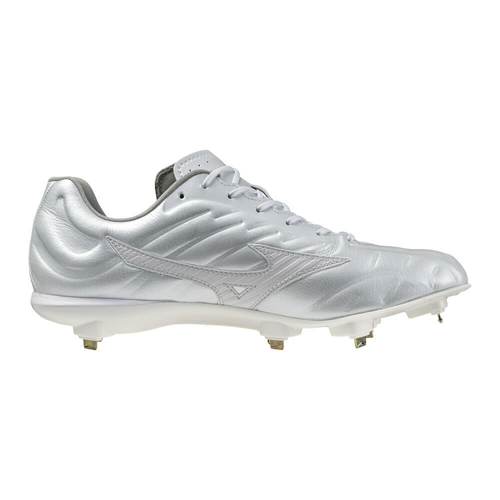 ミズノ MIZUNO ミズノプロ ライトレボプロ2 CK 11GM240501 靴 野球 白スパイク 超硬 金属スパイク 金具スパイク 樹脂底スパイク 軽い 軽量 白スパイク特集