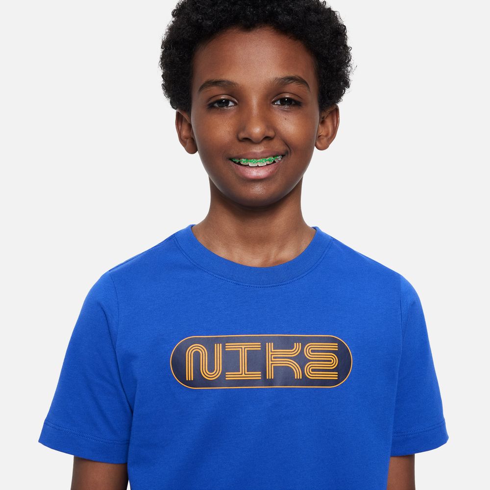 【在庫処分セール】ナイキ 半袖Tシャツ キッズ ジュニア 子供 アンプリファイ SP23 S/S Tシャツ ナイキアパレル ナイキウェア スポーツウェア トレーニングウェア Tシャツ レディース メンズ ブランド ファッション アウトドア 半袖 dx9499