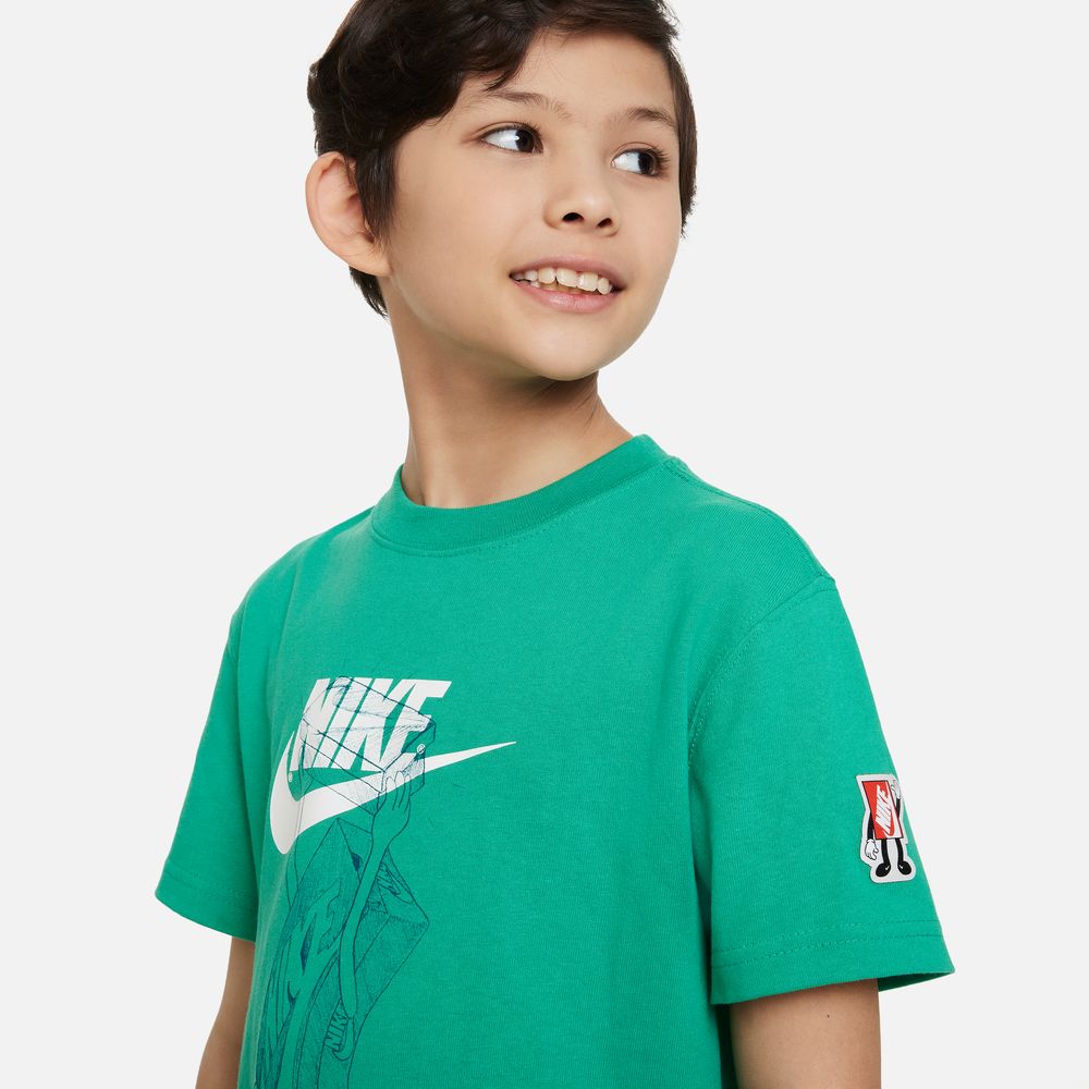 【在庫処分セール】ナイキ Tシャツ 半袖 ジュニア NSW ボクシー ナイキアパレル ナイキウェア スポーツウェア トレーニングウェア Tシャツ レディース メンズ ブランド ファッション アウトドア 半袖 fd3985-324
